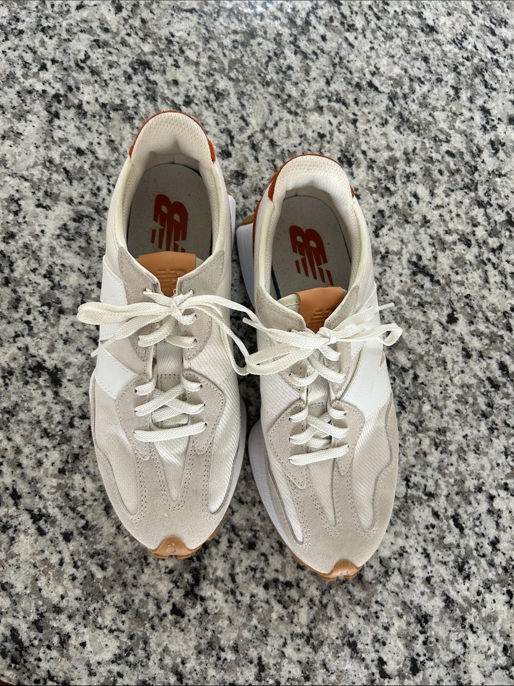 New Balance 327 Sea Salt Rust Oxide Sneakers Women’s Size 10 - Picture 10 of 10